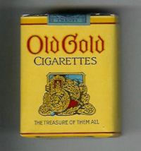 Old Gold cigarettes The Treasure Of Them All cigarettes 10 carto