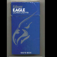 Silver Eagle Ultra Lights 100s box cigarettes 10 cartons