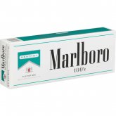 Marlboro Menthol 100's Silver Pack Box cigarettes 10 cartons