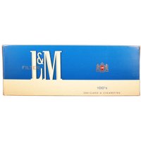 L&M BLUE 100s BOX cigarettes 10 cartons