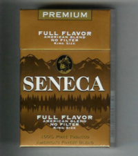 Seneca premium full flavor american blend no filter cigarettes