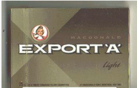 Export 'A' Macdonald 25s Light wide flat hard box 10 cartons