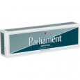 Parliament Menthol Silver Pack Box cigarettes 10 cartons