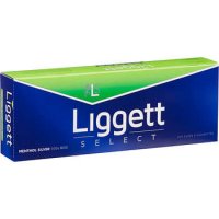 Liggett Select Menthol Silver 100's, Box cigarettes 10 cartons