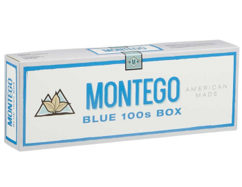 Montego Blue 100\'s Box cigarettes 10 cartons