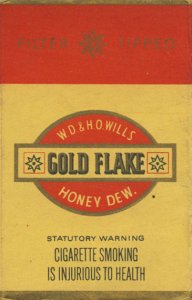 Gold Flake W.D. & H.O. Wills Honey Dew. Filter Tipped (Statutory