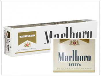 Marlboro Gold 100s Cigarettes (80 Cartons)