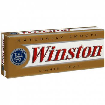 Winston lights 100\'s cigarettes 10 cartons