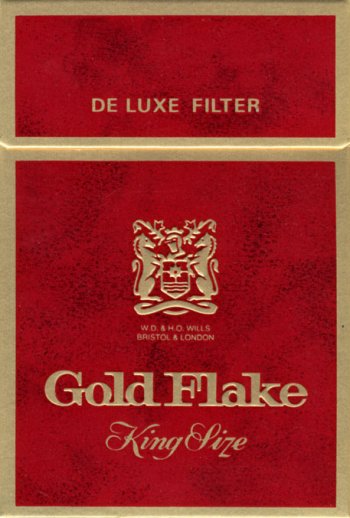 Gold Flake King Size de Luxe Filter W.D. & H.O. Wills Bristol &