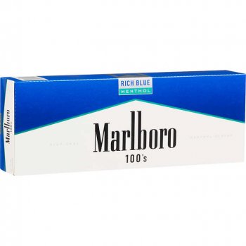 Marlboro 100\'s Menthol Rich Blue cigarettes 10 cartons