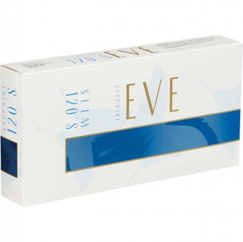 Eve Sapphire 120\'s Cigarettes 10 cartons