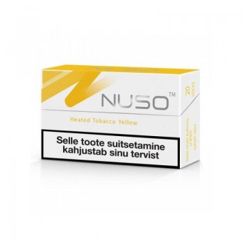 NUSO Yellow Heated Tobacco Sticks 10 cartons