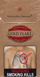 GOLD FLAKE W.D. & H.O. Wills Honey Dew. Honeydew Smooth (Red)