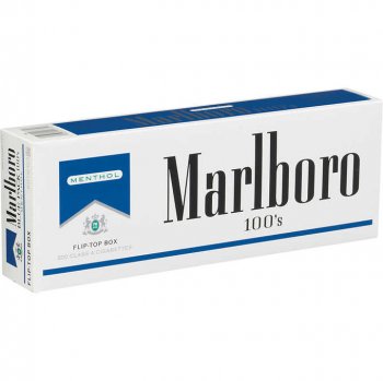 Marlboro Menthol Blue Pack 100\'s box cigarettes 10 cartons