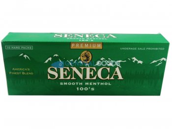 Seneca Smooth Menthol 100\'S Box cigarettes 10 cartons