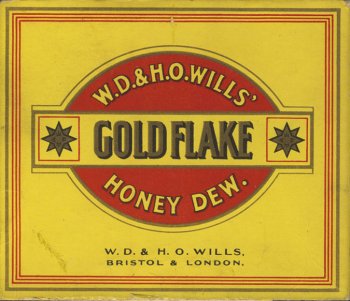 Gold Flake W.D. & H.O. Wills\' Honey Dew. W.D. & H.O. Wills