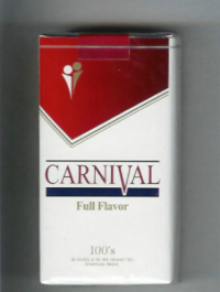 Carnival 100s Full Flavor cigarettes 10 cartons