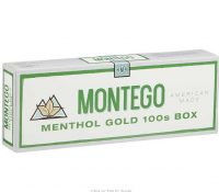 Montego Menthol Gold 100's Box cigarettes 10 cartons