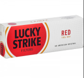 Lucky Strike Red 100's Box cigarettes 10 cartons