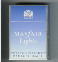 Mayfair Lights hard box cigarettes 10 cartons