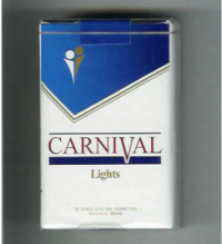 Carnival Lights cigarettes 10 cartons
