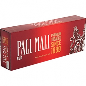 Pall Mall Red 100\'s cigarettes 10 cartons
