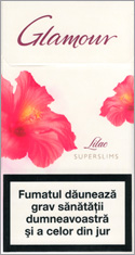 Glamour Super Slims Lilac 100\'s Cigarettes 10 cartons
