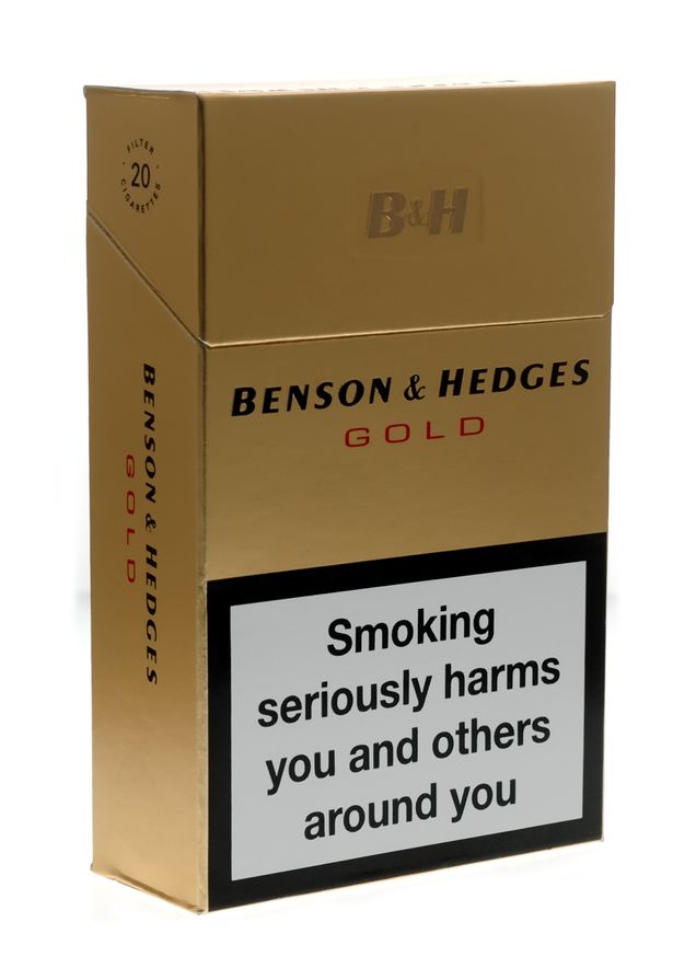 Benson & Hedges gold cigarettes 10 cartons
