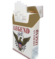 American Legend White cigarettes 10 cartons