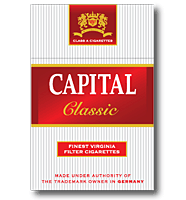 Capital Red King Size Box cigarettes 10 cartons