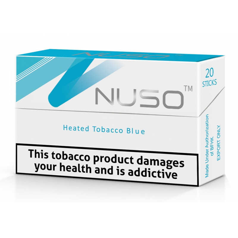 NUSO Blue Heated Tobacco Sticks 10 cartons