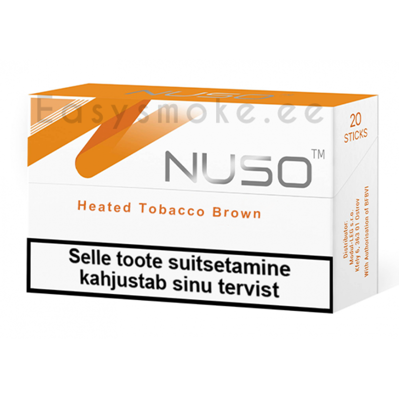 NUSO Brown Heated Tobacco Sticks 10 cartons
