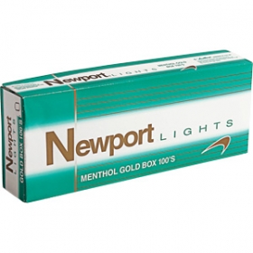 Newport Menthol Gold 100\'s box cigarettes 10 cartons