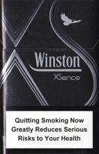 WINSTON XSENCE SILVER (MINI) cigarettes 10 cartons