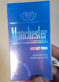 Manchester Blue Mist Fusion cigarettes 10 cartons Manchester Blue Mist Fusion cigarettes 10 cartons
